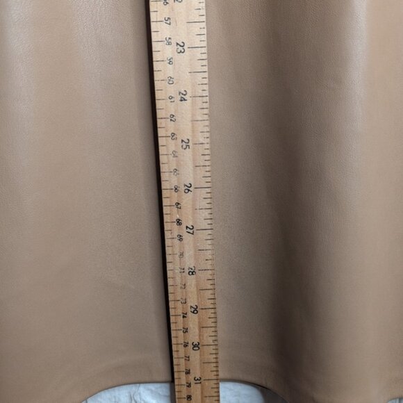 Zara Nwot Elegant Tan Sleeveless Dress - Picture 3 of 4